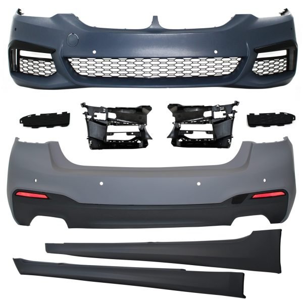 Body Kit in sport design incl. Side skirts with PDC holes suitable for BMW 5 series G30, 2017+