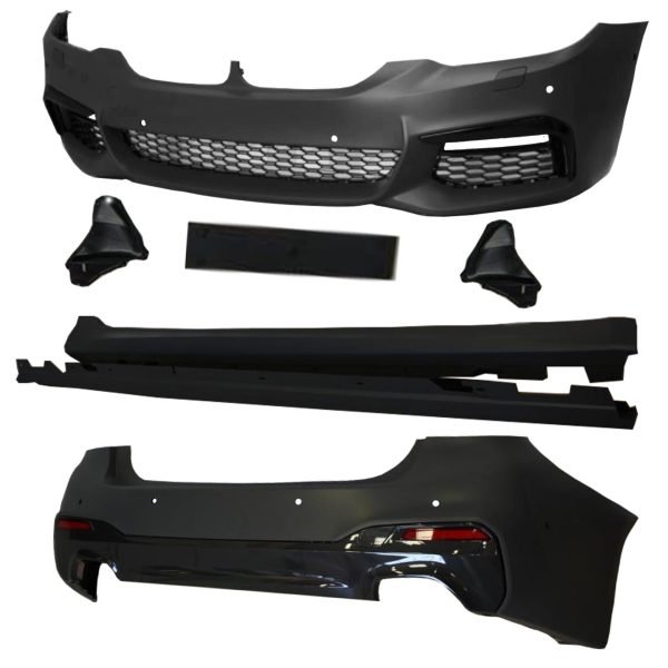 Body Kit in sports design incl. Side skirts with PDC holes and HCS suitable for BMW 5 series G30 year 2017- - Slika 6