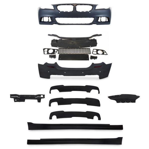 Body Kit in sport design incl. Side skirts with PDC holes suitable for BMW 5 series F10 LCi year 2013-2017