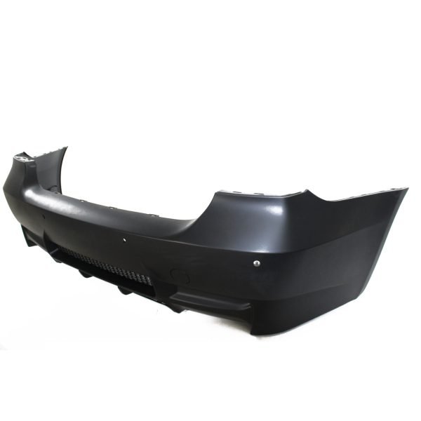 Rear bumper in sports design for exhaust left side, with PDC holes suitable for BMW 3 Series, E90 sedan, 05-2011 - Slika 3
