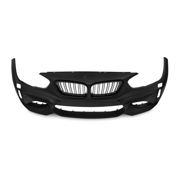 Front bumper in sports design incl. kidney and lower grills, with PDC-holes and HCS suitable for BMW F20 LCi / F21 LCi, 2015-2018 - Slika 6