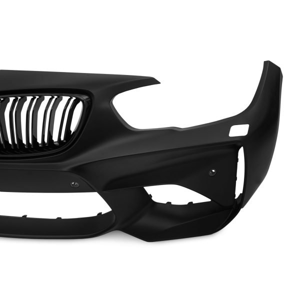 Front bumper in sports design incl. kidney and lower grills, with PDC-holes and HCS suitable for BMW F20 LCi / F21 LCi, 2015-2018 - Slika 5