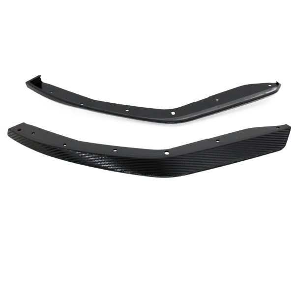 Sport Front Splitter Lip Flaps carbon look suitable for BMW 3 Series, G20, 2019- - Slika 4