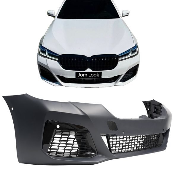 Front bumper with holes for PDC suitable for BMW 5 Series G30 LCI, 2020-