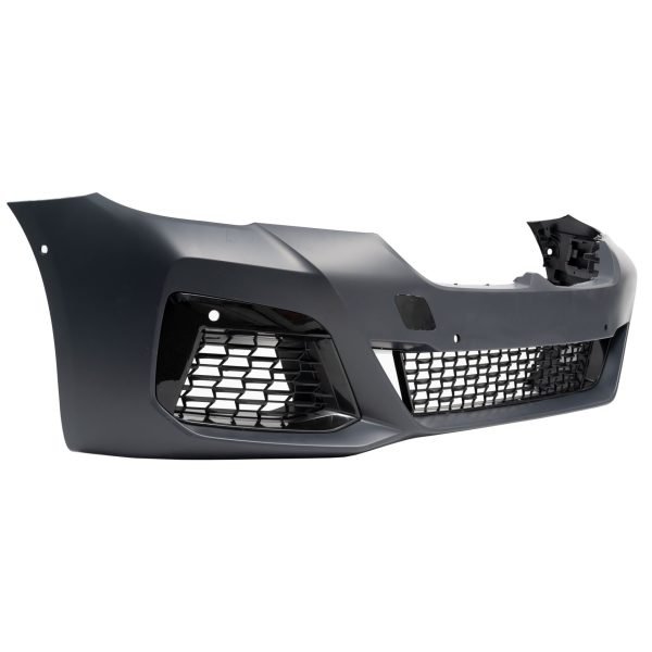 Front bumper with holes for PDC suitable for BMW 5 Series G30 LCI, 2020- - Slika 4