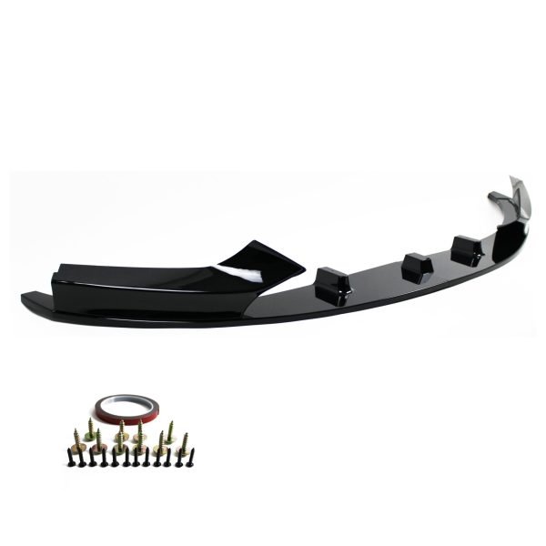 Front spoiler lip black glossy, 2 pcs. suitable for BMW 2 Series / F22 / F23, 2013-2020 - Slika 4