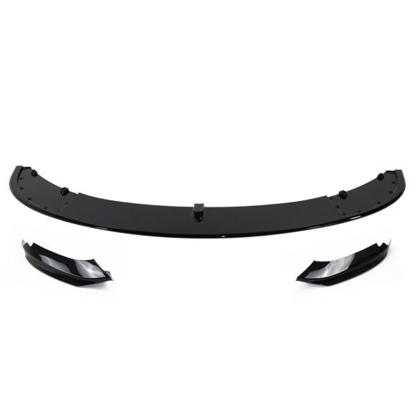 Front spoiler lip black glossy, 3 pcs suitable for BMW 4 Series F32/ F33/ F36, 2013-2021 - Slika 4