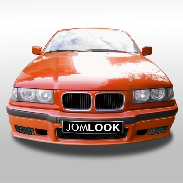 Front bumper ins sports design with removeabel racing grid suitable for BMW 3er E36 year 1990 - 1998 - Slika 2