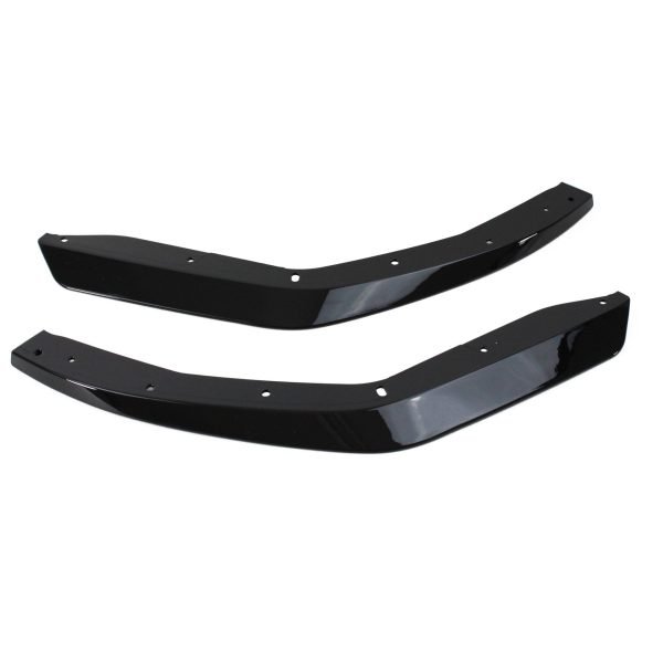 Sport Front Splitter Lip Flaps black glossy suitable for BMW 3 Series, G20, 2019-