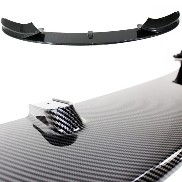 Front spoiler lip black glossy, 3 pcs suitable for BMW 4 Series F32/ F33/ F36, 2013-2021 - Slika 2