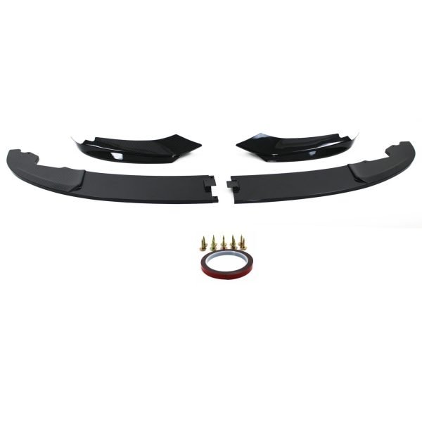 Front spoiler lip carbon look, 2 pcs suitable for BMW 4 Series F32/ F33/ F36, 2013-2021 - Slika 3