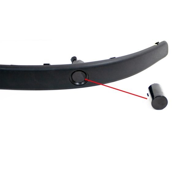 Front bumper incl. trims, grill and fog light frames, with PDC holes and HCS for BMW 5 series E39, 1996 - 2003 - Slika 4