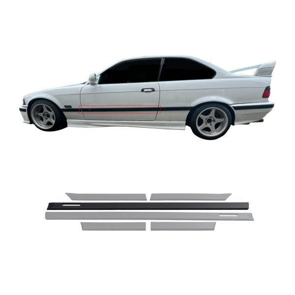 Side door molding trims suitable for BMW E36, 3 Series, Coupe/ Convertible, 2D, 1992 - 1998 - Slika 5
