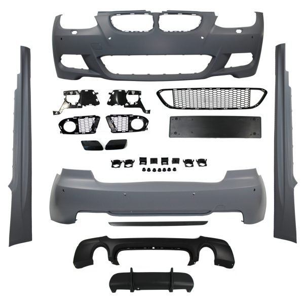 Body Kit incl. side skirts with PDC holes, for exhaust box on the left side and right side suitable for BMW E92/ E93, 3 series, year 2006-2010