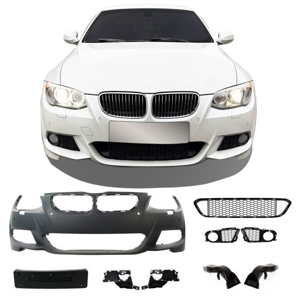 Body Kit incl. side skirts with PDC holes, for exhaust box on the left side and right side, for the HCS you use the orininal covers suitable for BMW 3 series E92/ E93 LCI, year 2010-2014 - Slika 5