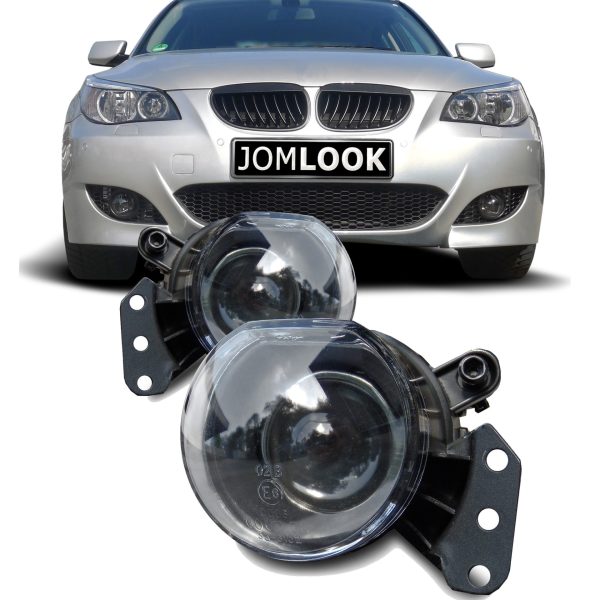 Front bumper with PDC markings incl. clear foglights and grill black glossy suitable for E60 Limo Touring - Image 4