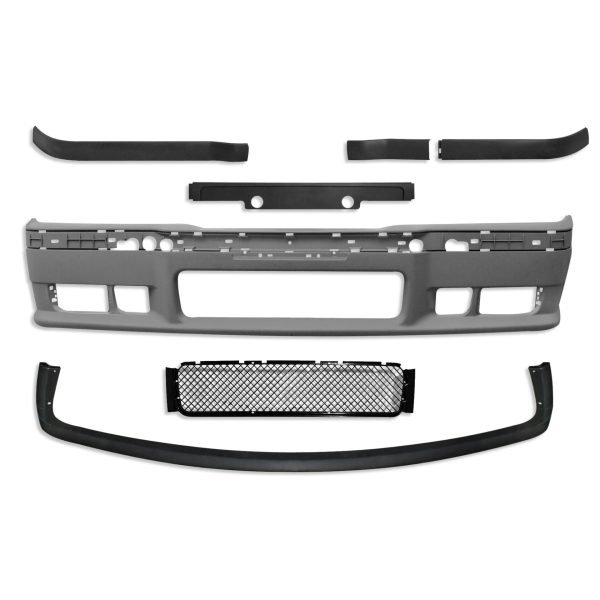 Bumper incl. Foglights clear and rear skirt suitable for E36 Limo Coupe Cabrio not fit for M3 Model - Slika 2