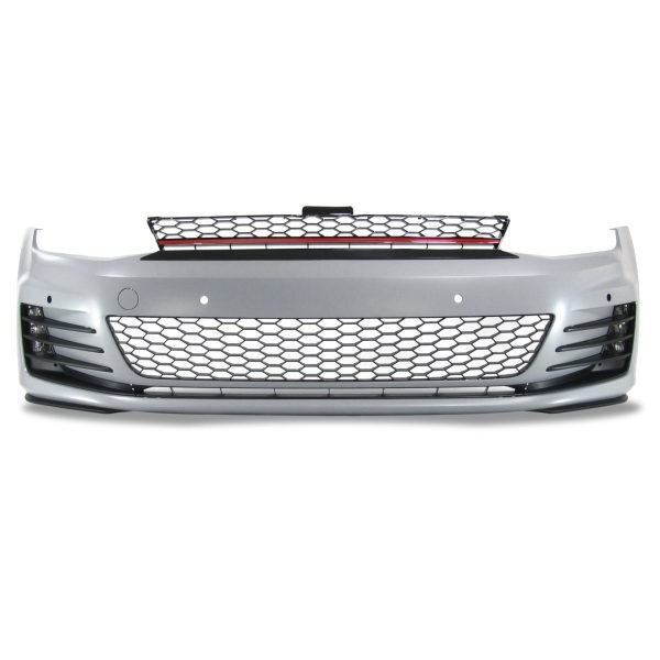 Front bumper incl. grille and fog light with PDC holes for VW Golf 7 - Slika 4