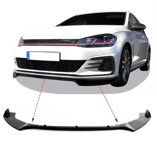 Front spoiler lip suitable for Golf 7 GTI 2012 - 2018