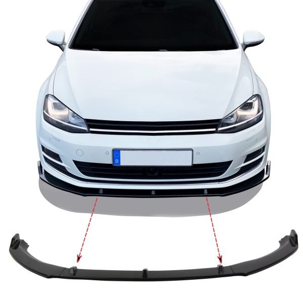 Front spoiler lip suitable for Golf 7 2012 - 2019