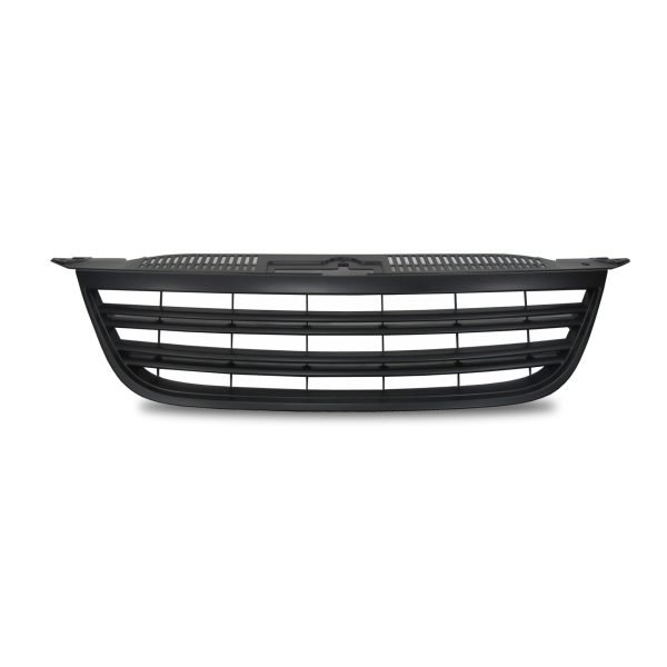 Front Grill bagdeless, black with double ribs suitable for VW Tiguan year 2007 - 2011 - Slika 4