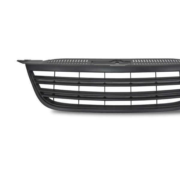 Front Grill bagdeless, black with double ribs suitable for VW Tiguan year 2007 - 2011 - Slika 3