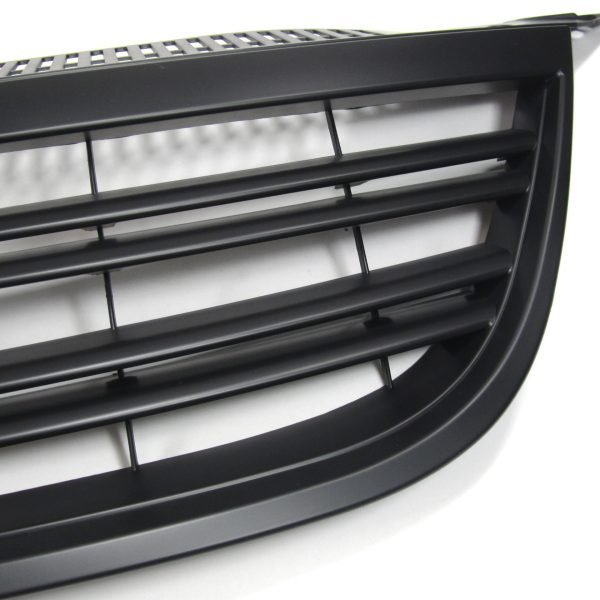 Front Grill bagdeless, black with double ribs suitable for VW Tiguan year 2007 - 2011 - Slika 2