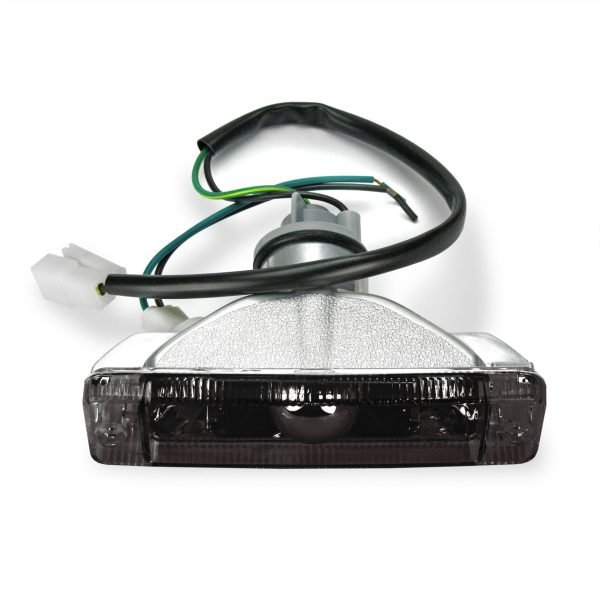 Front indicators, built-in position light, clear/black suitable for VW Golf year -07/89 - Slika 3