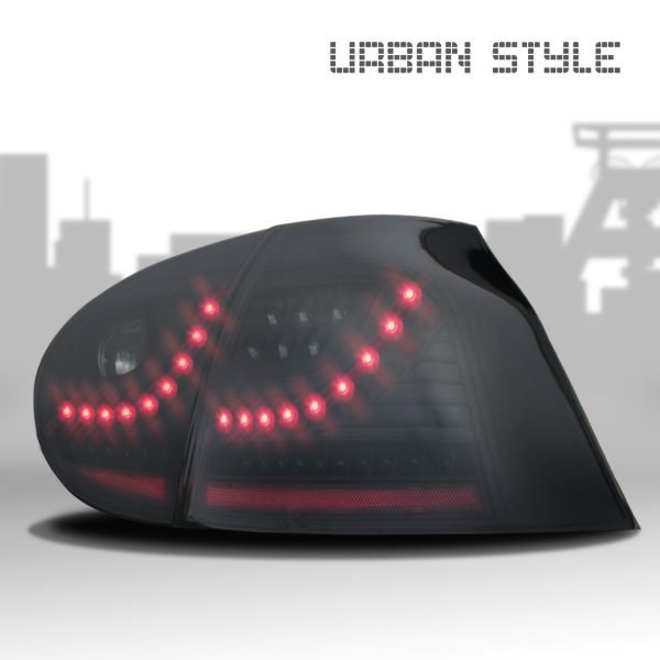 LED rear lights New Design black suitable for VW Golf 5 year 03-08 - Slika 4