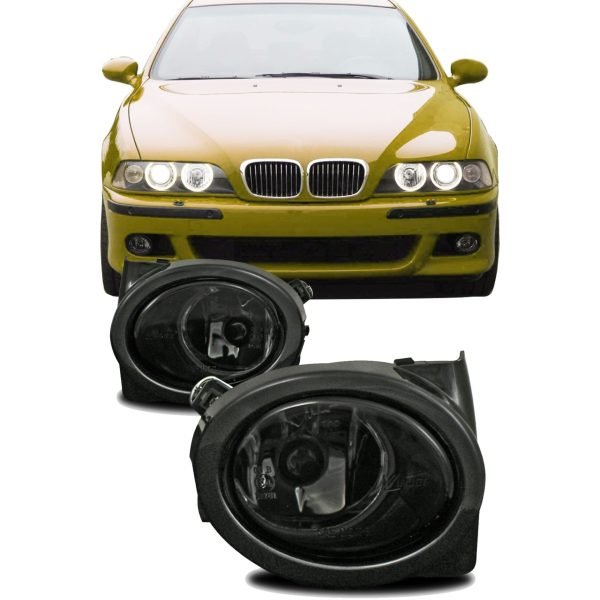 Fog lights clear incl. frame suitable for BMW E46 M3 year 1998- 2007 and E39 M5 year 1998-2005