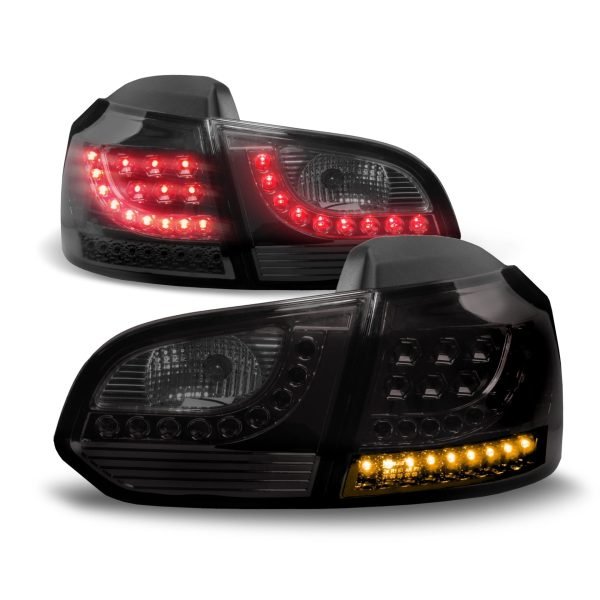 New Design LED rear lights black suitable for VW Golf 6 year 08-12 - Slika 6