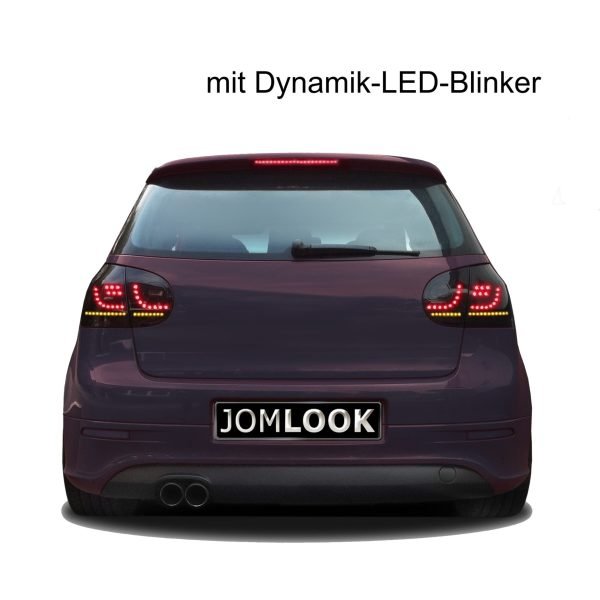 New Design LED rear lights black with dynamic indicator suitable for VW Golf 5 year 03 - 08 - Slika 2