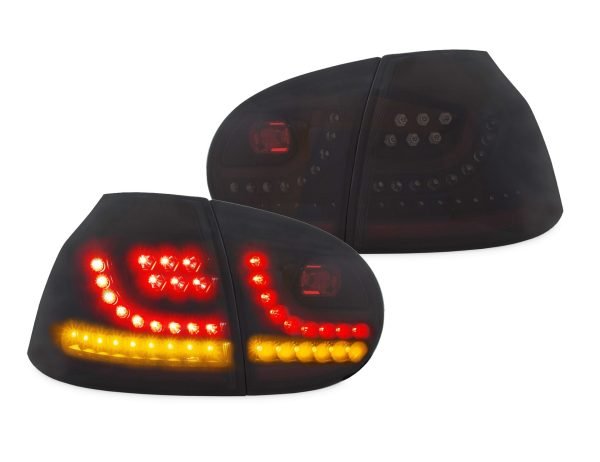 New Design LED rear lights black with dynamic indicator suitable for VW Golf 5 year 03 - 08 - Slika 5