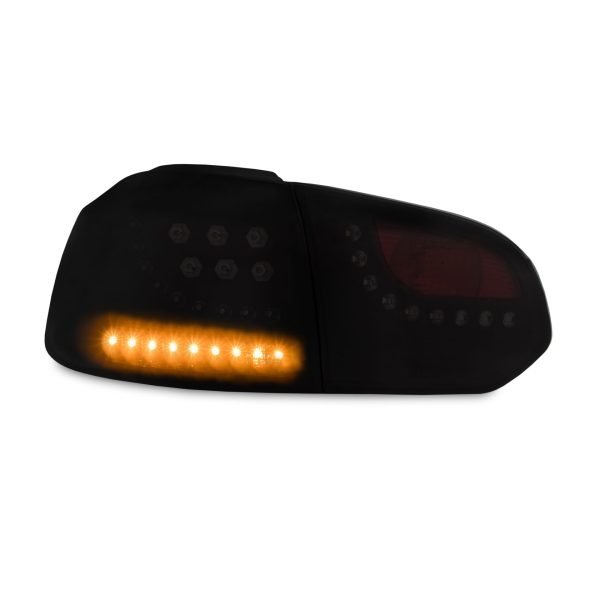 New Design LED rear lights black with dynamic indicator suitable for VW Golf 6 year 08-12 - Slika 2