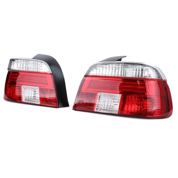 Clear glass red white crystal tail lights for BMW 5 SERIES E39 - Slika 2