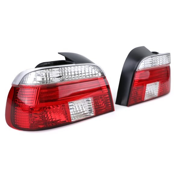 Clear glass red white crystal tail lights for BMW 5 SERIES E39 - Slika 3