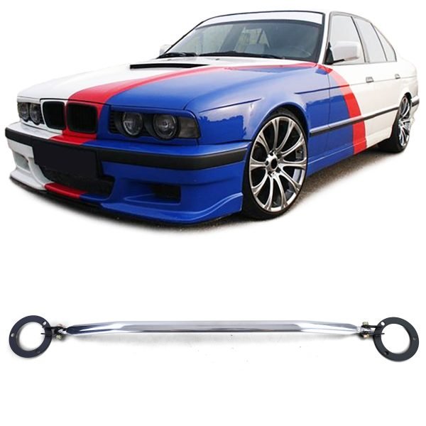 Aluminum adjustable strut brace for BMW 5 SERIES E34