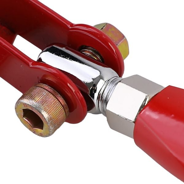 Red aluminum adjustable strut brace for BMW 5 SERIES E34 - Slika 2