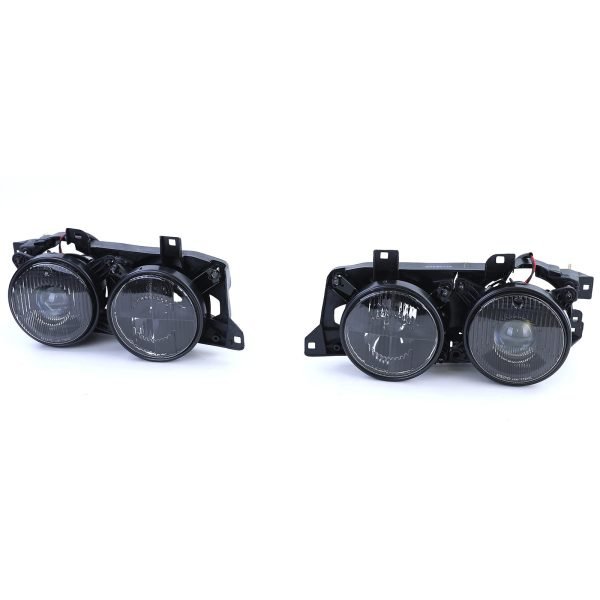 Black smoke headlight pair for BMW 5 SERIES E34 and 7 SERIES E32 - Slika 2