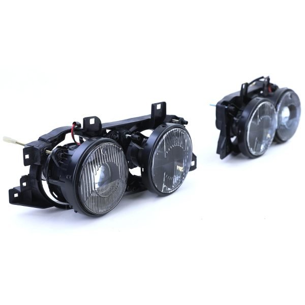 Black smoke headlight pair for BMW 5 SERIES E34 and 7 SERIES E32 - Slika 3