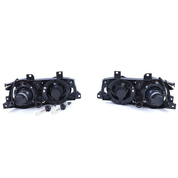 Black smoke headlight pair for BMW 5 SERIES E34 and 7 SERIES E32 - Slika 6