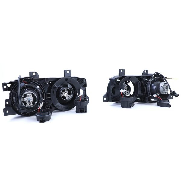 Black smoke headlight pair for BMW 5 SERIES E34 and 7 SERIES E32 - Slika 7