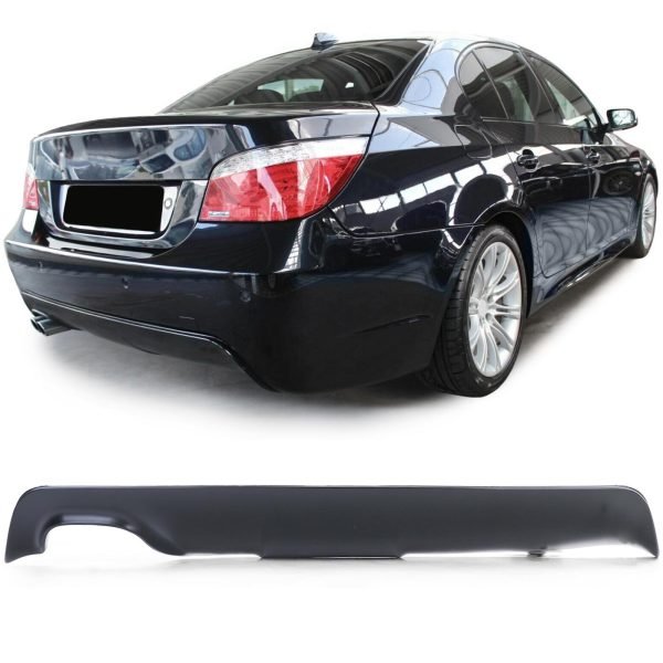 Performance matt black rear diffuser for BMW 5 SERIES E60/E61