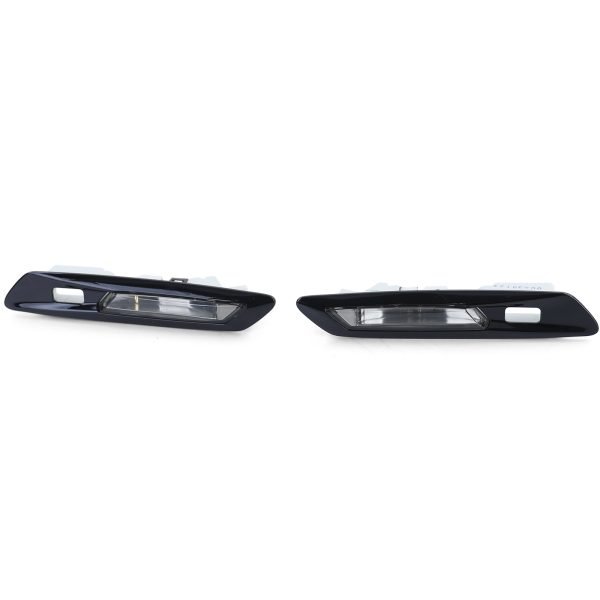 Clear glass black smoke LED indicators for BMW 5 SERIES F10/F11 - Slika 2