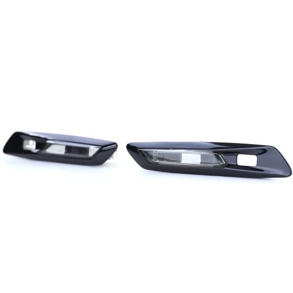 Clear glass black smoke LED indicators for BMW 5 SERIES F10/F11 - Slika 3