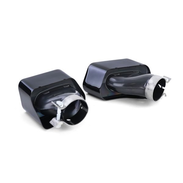 Performance matt black rear diffuser with tailpipes 550 V8 optics  for BMW 5 SERIES F10/F11 - Slika 5