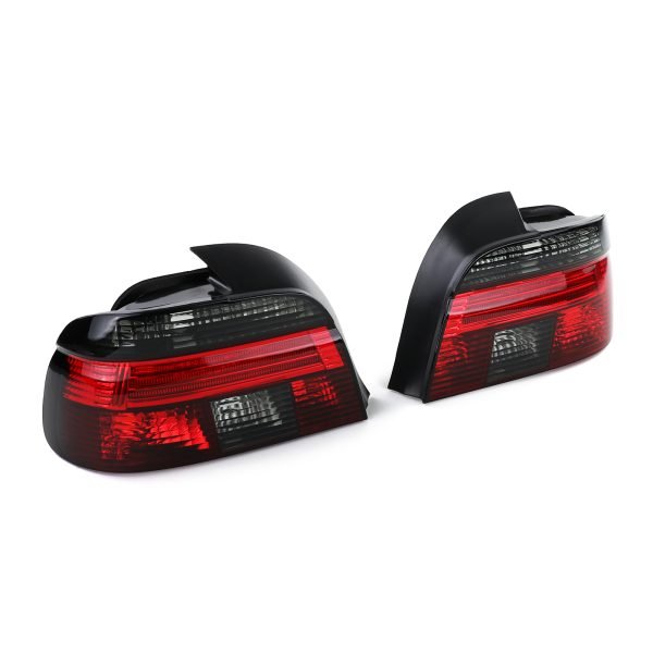 Clear glass red and black taillights for BMW 5 SERIES E39 - Slika 4