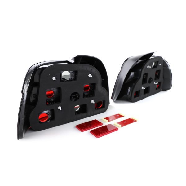 Clear glass red and black taillights for BMW 5 SERIES E39 - Slika 5