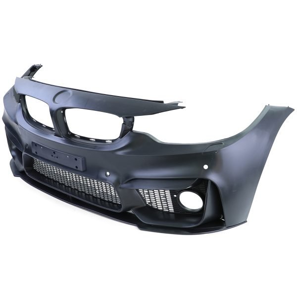 Sport matt black front bumper with lip for BMW 4 SERIES F32/F33/F36 - Slika 3