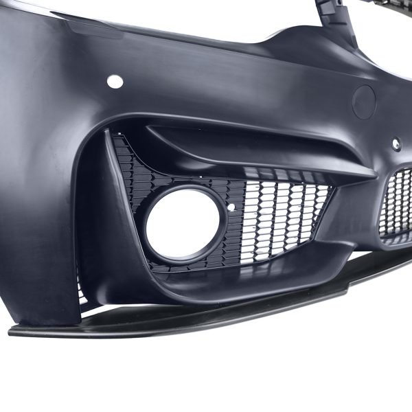 Sport matt black front bumper with lip for BMW 4 SERIES F32/F33/F36 - Slika 6